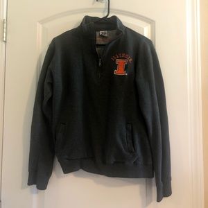 🔶Illinois College Half Zip-Up 🔶